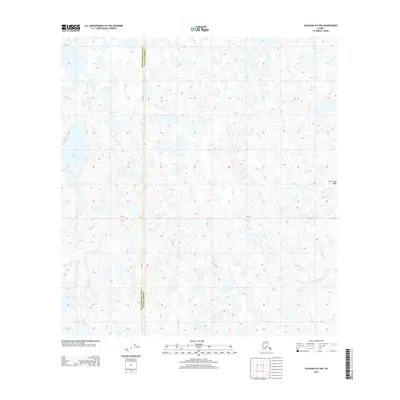 2013 Map of Gulkana B-5 NW, 2013 Print
