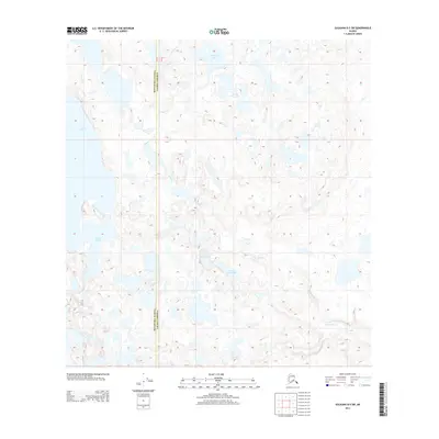 2013 Map of Gulkana B-5 SW, 2013 Print