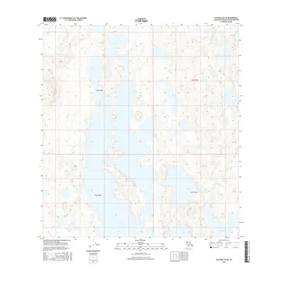 2016 Map of Gulkana B-6 NE, 2016 Print