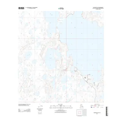 2013 Map of Gulkana B-6 SE, 2013 Print