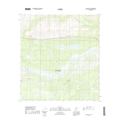 2019 Map of Gulkana C-1 NE, 2019 Print