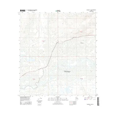 2016 Map of Gulkana C-1 NW, 2016 Print