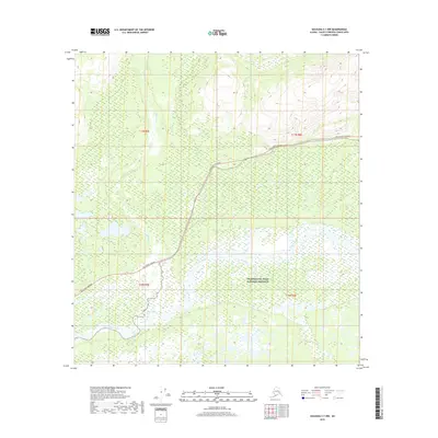 2019 Map of Gulkana C-1 NW, 2019 Print