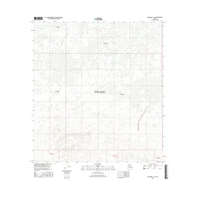 2016 Map of Gulkana C-1 SE, 2016 Print