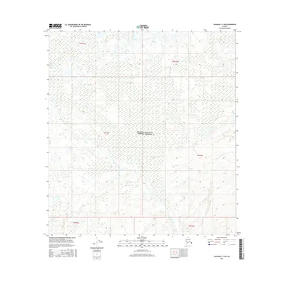 2016 Map of Gulkana C-1 SW, 2016 Print