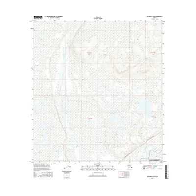 2016 Map of Gulkana C-2 NE, 2016 Print