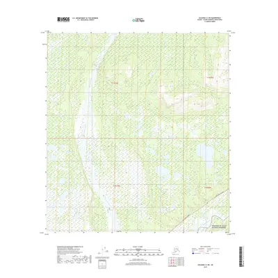 2019 Map of Gulkana C-2 NE, 2019 Print