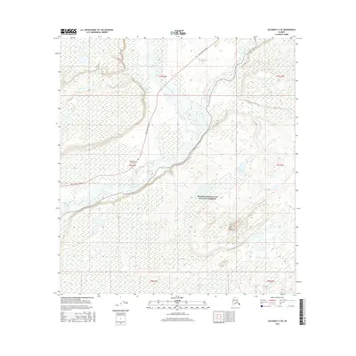 2016 Map of Gulkana C-2 SE, 2016 Print