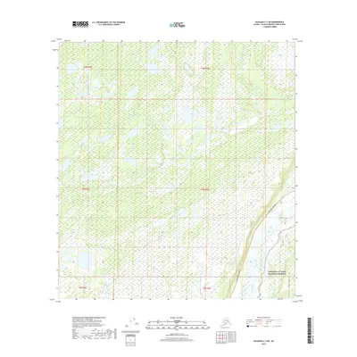 2019 Map of Gulkana C-2 SW, 2019 Print