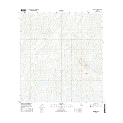 2016 Map of Gulkana C-3 NE, 2016 Print