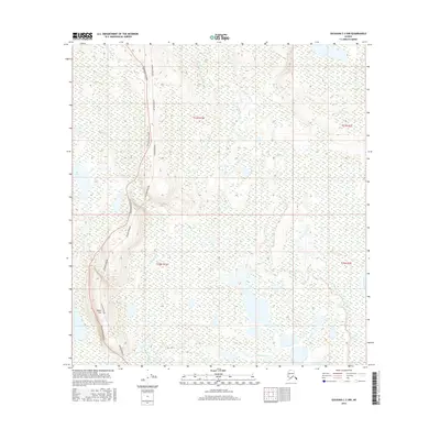 2016 Map of Gulkana C-3 NW, 2016 Print