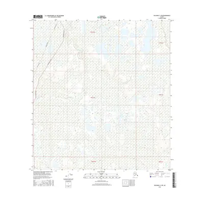 2016 Map of Gulkana C-3 SW, 2016 Print