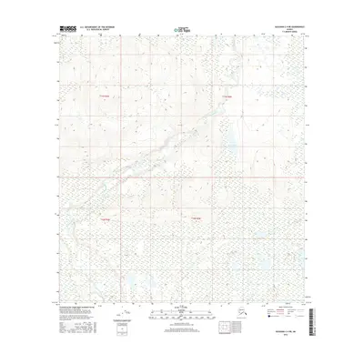 2016 Map of Gulkana C-4 NE, 2016 Print