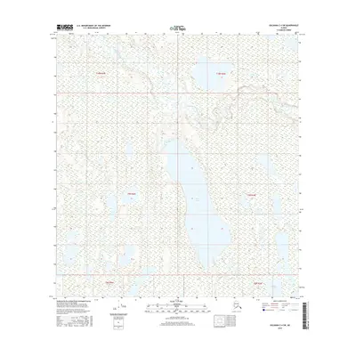 2016 Map of Gulkana C-4 SW, 2016 Print