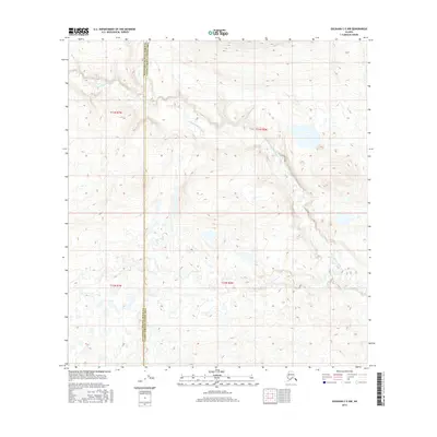 2016 Map of Gulkana C-5 NW, 2016 Print