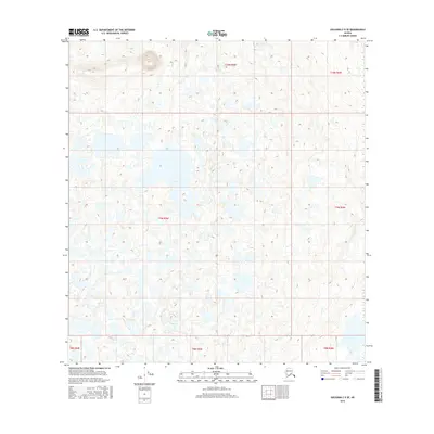 2016 Map of Gulkana C-5 SE, 2016 Print
