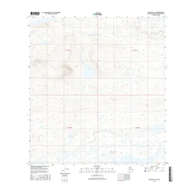 2016 Map of Gulkana C-6 NE, 2016 Print