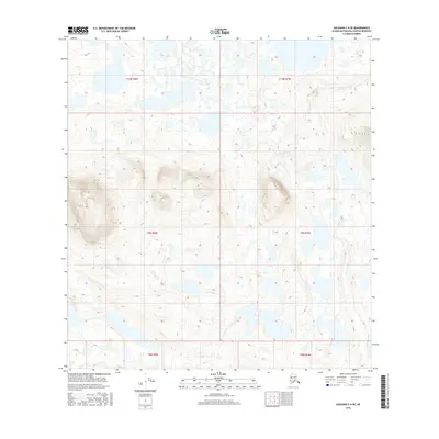 2016 Map of Gulkana C-6 SE, 2016 Print