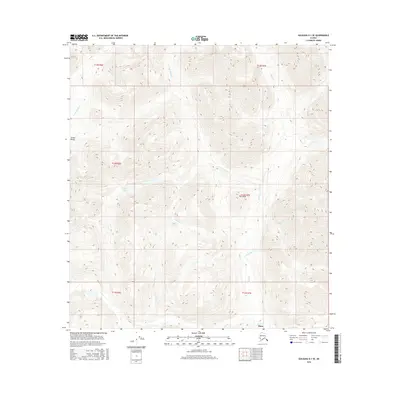2016 Map of Gulkana D-1 SE, 2016 Print