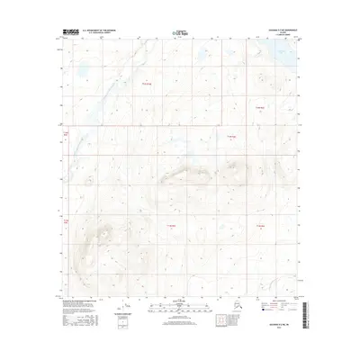 2016 Map of Gulkana D-2 NE, 2016 Print