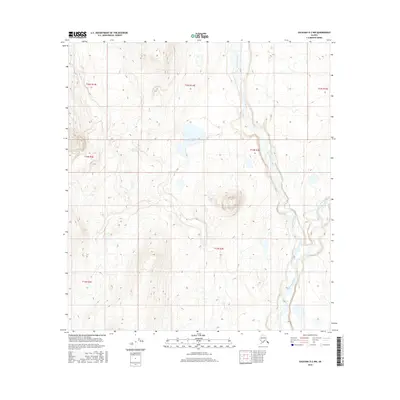 2016 Map of Gulkana D-2 NW, 2016 Print