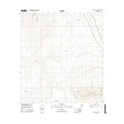 2016 Map of Gulkana D-2 SW, 2016 Print