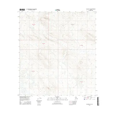 2016 Map of Gulkana D-3 NE, 2016 Print