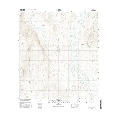 2016 Map of Gulkana D-3 NW, 2016 Print