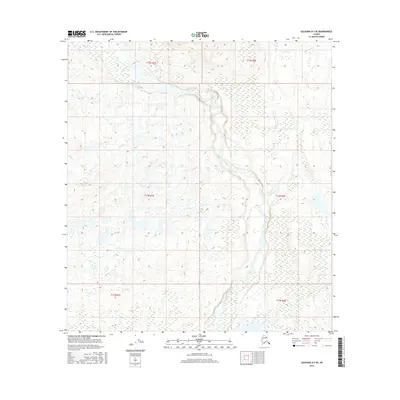 2016 Map of Gulkana D-3 SE, 2016 Print