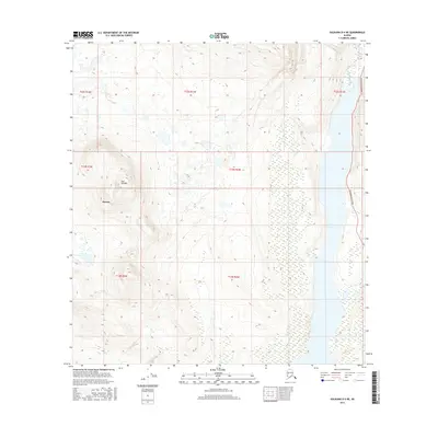2016 Map of Gulkana D-4 NE, 2016 Print