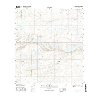 2016 Map of Gulkana D-5 NW, 2016 Print