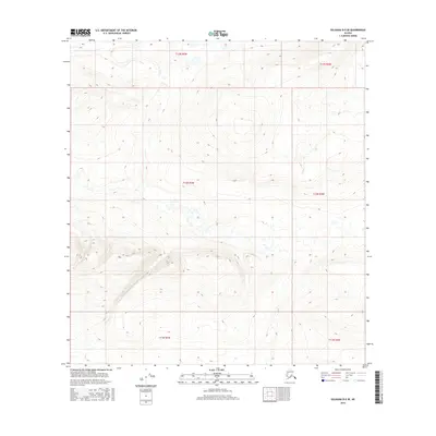 2016 Map of Gulkana D-5 SE, 2016 Print