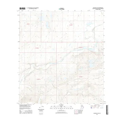 2016 Map of Gulkana D-6 NE, 2016 Print