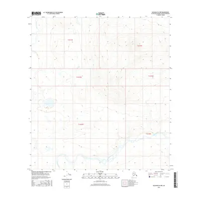 2016 Map of Gulkana D-6 NW, 2016 Print