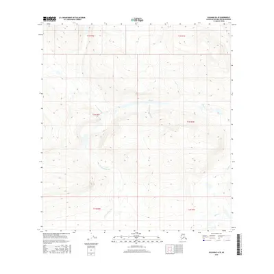 2016 Map of Gulkana D-6 SE, 2016 Print