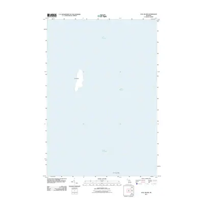 2011 Map of Gull Island, 2011 Print
