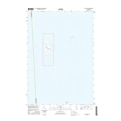 2017 Map of Gull Island, 2017 Print