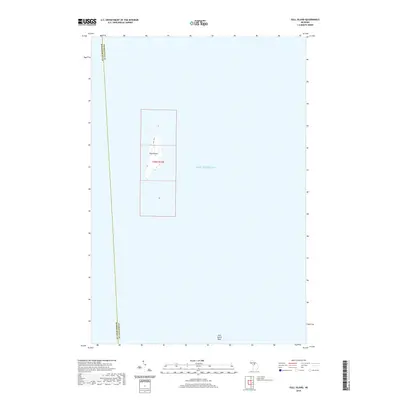 2019 Map of Gull Island, 2019 Print