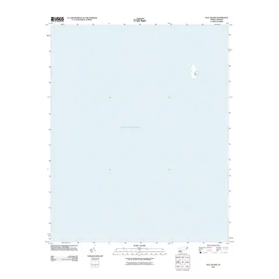 2011 Map of Gull Island, 2011 Print