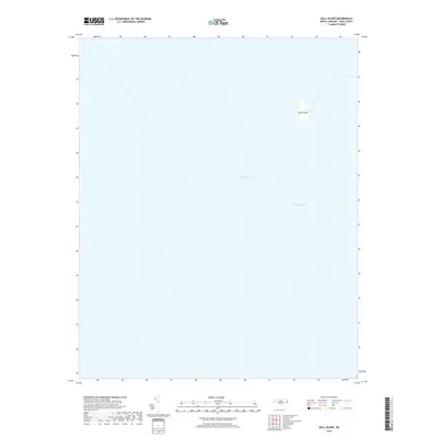 2019 Map of Gull Island, 2019 Print