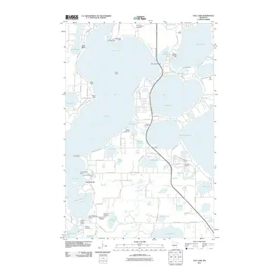 2011 Map of Gull Lake, 2011 Print