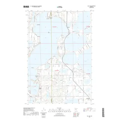 2019 Map of Gull Lake, 2019 Print
