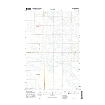 2016 Map of Gully NE, 2016 Print