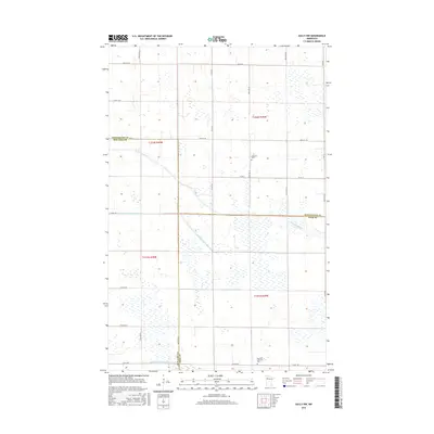 2016 Map of Gully NW, 2016 Print