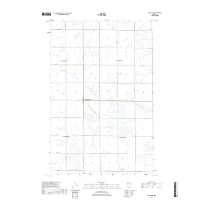 2019 Map of Gully NW, 2019 Print