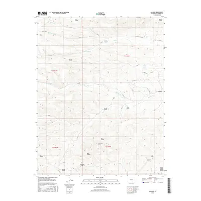 2016 Map of Gulnare, 2016 Print