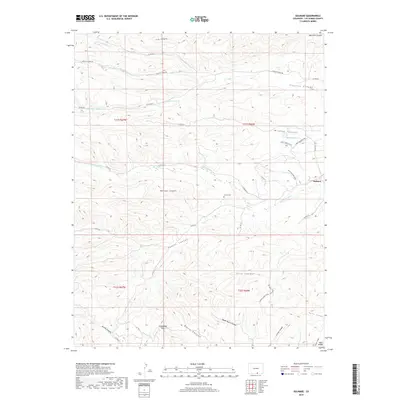 2019 Map of Gulnare, 2019 Print
