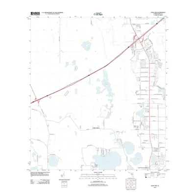 2012 Map of Gum Lake, 2012 Print