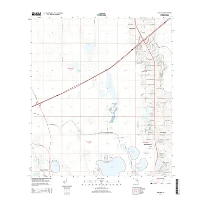2015 Map of Gum Lake, 2015 Print