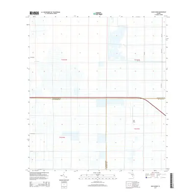 2015 Map of Gum Slough, 2015 Print